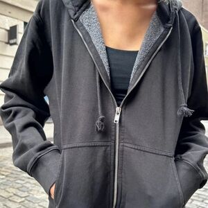 brandy melville black christy hoodie